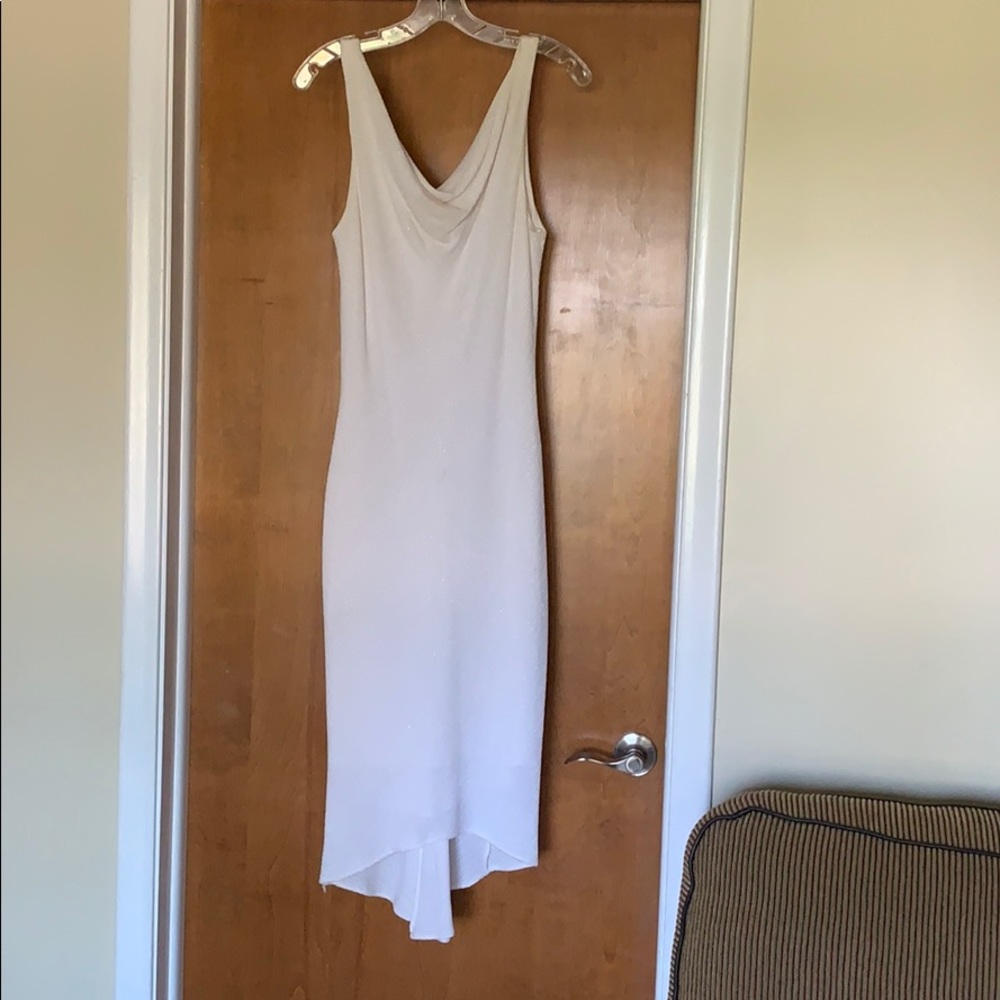 Sparkly white dress